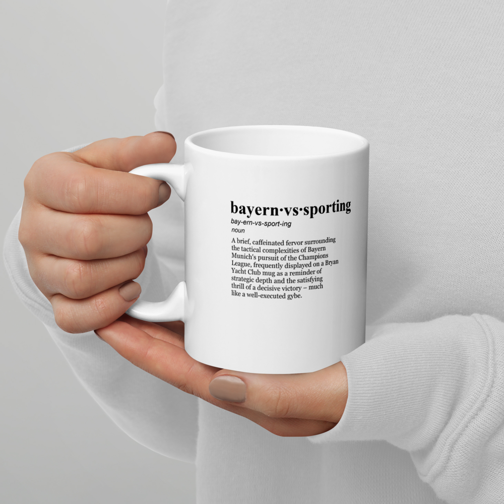Glossy white ceramic coffee mugs - European Football Mug