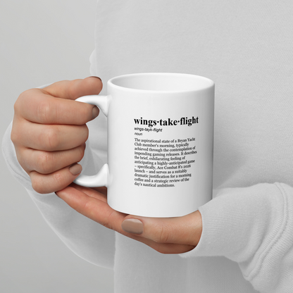 White ceramic coffee mugs, perfect for plotting your day's adventures.