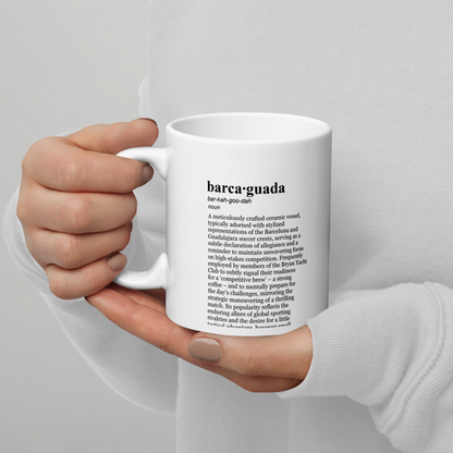 Glossy white ceramic coffee mugs - morning coffee mug