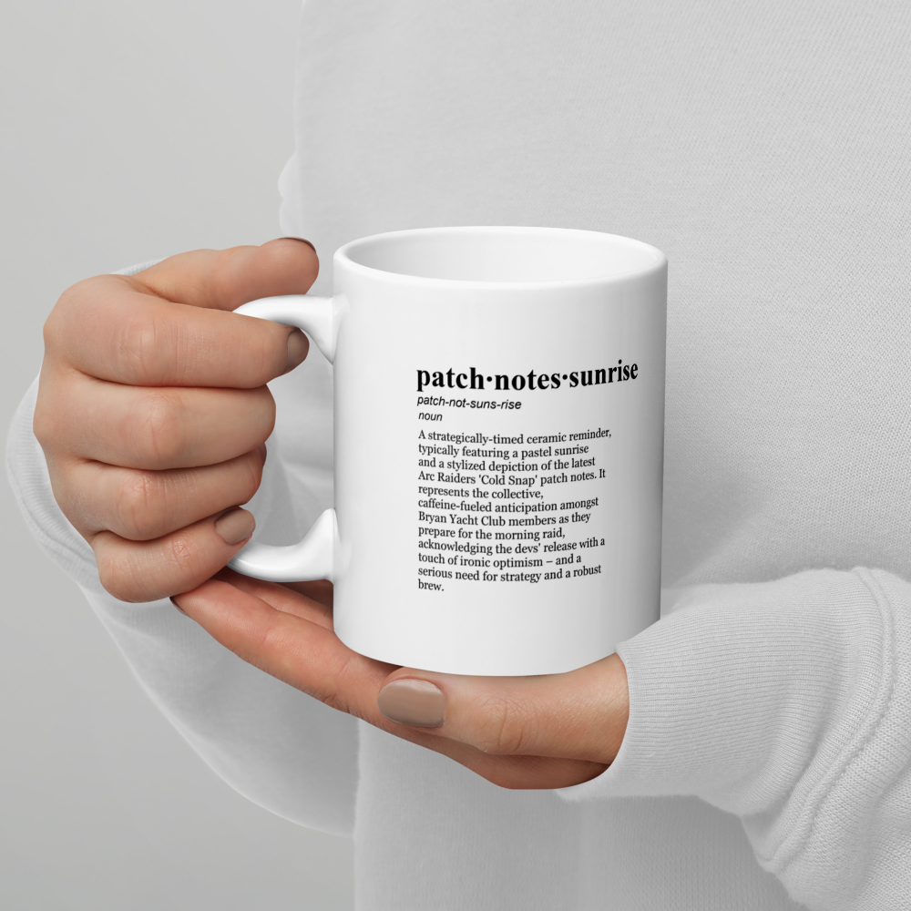 Glossy white ceramic coffee mugs - Yacht Club Coffee Mug.