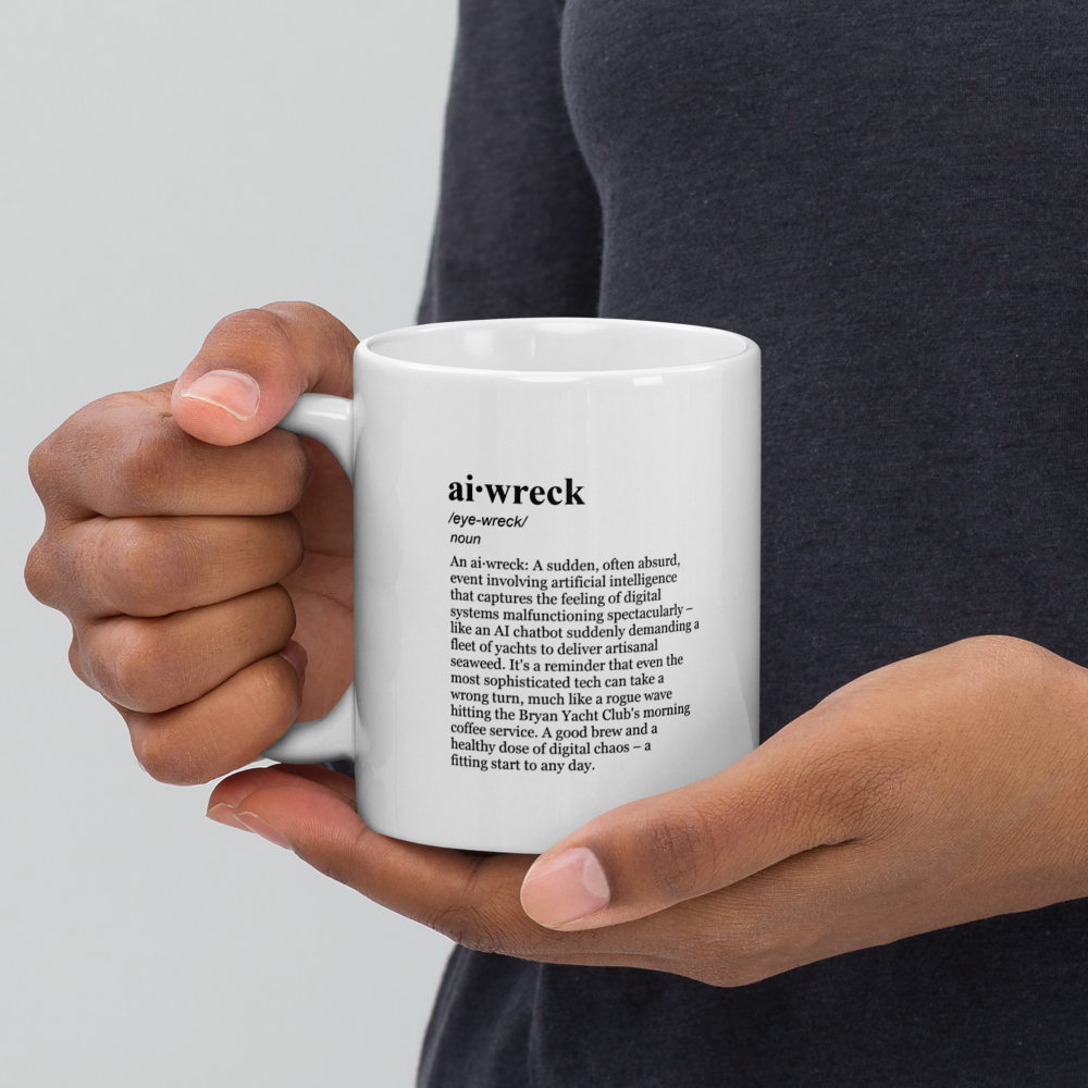 Orange ceramic coffee mugs - enjoy your morning coffee with AI ship.