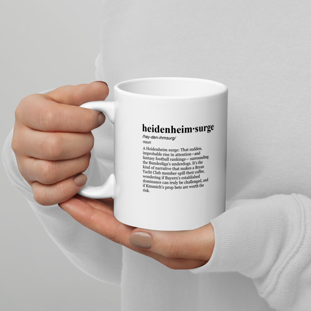 Set of ceramic mugs – Heidenheim 1846 football.