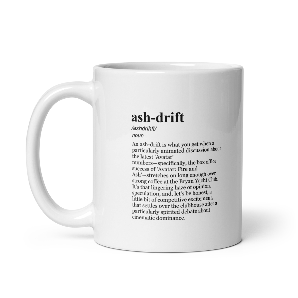 Glossy black ceramic coffee mugs - Avatar Fire and Ash collection.