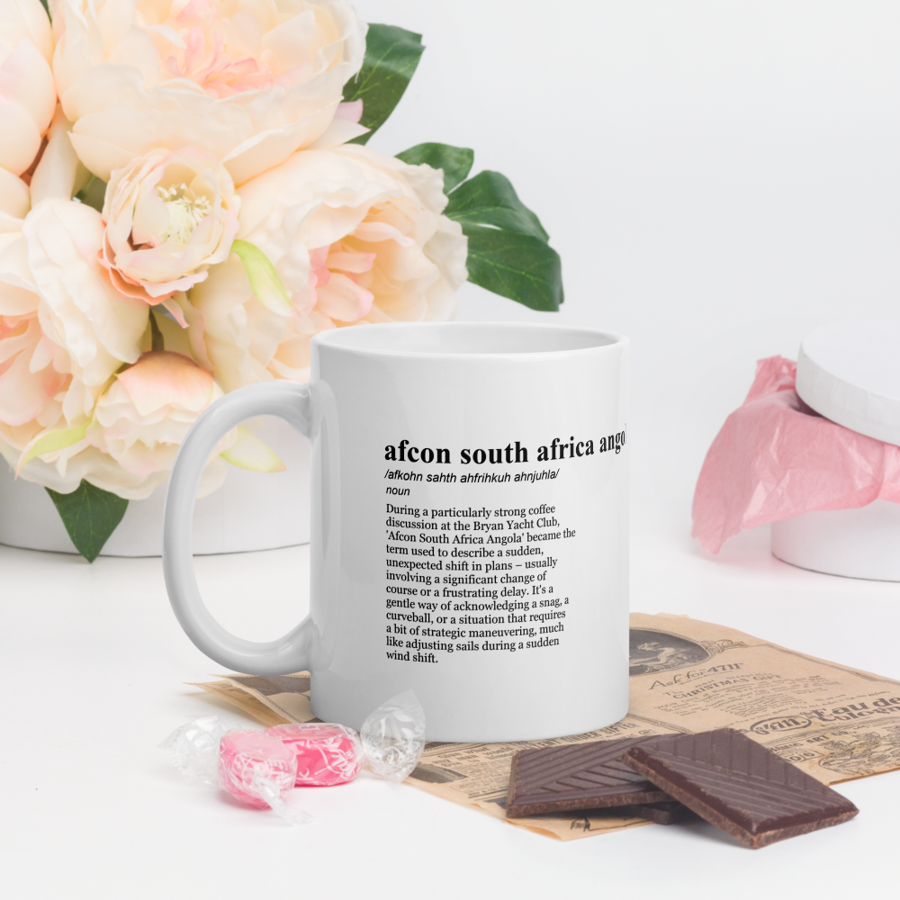 Glossy white ceramic coffee mugs - a timeless design.