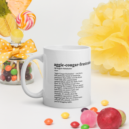 White ceramic coffee mugs - a must-have for the Idaho Potato Bowl.