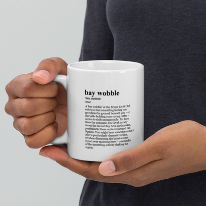 White ceramic coffee mugs - a resilient choice for the Bay Area.