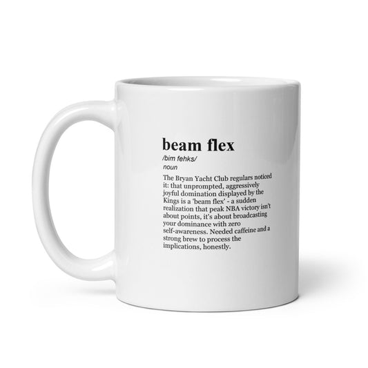 Glossy white ceramic coffee mug, NBA Kings News
