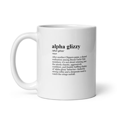 Glossy black ceramic coffee mug Clippers vs Hornets game