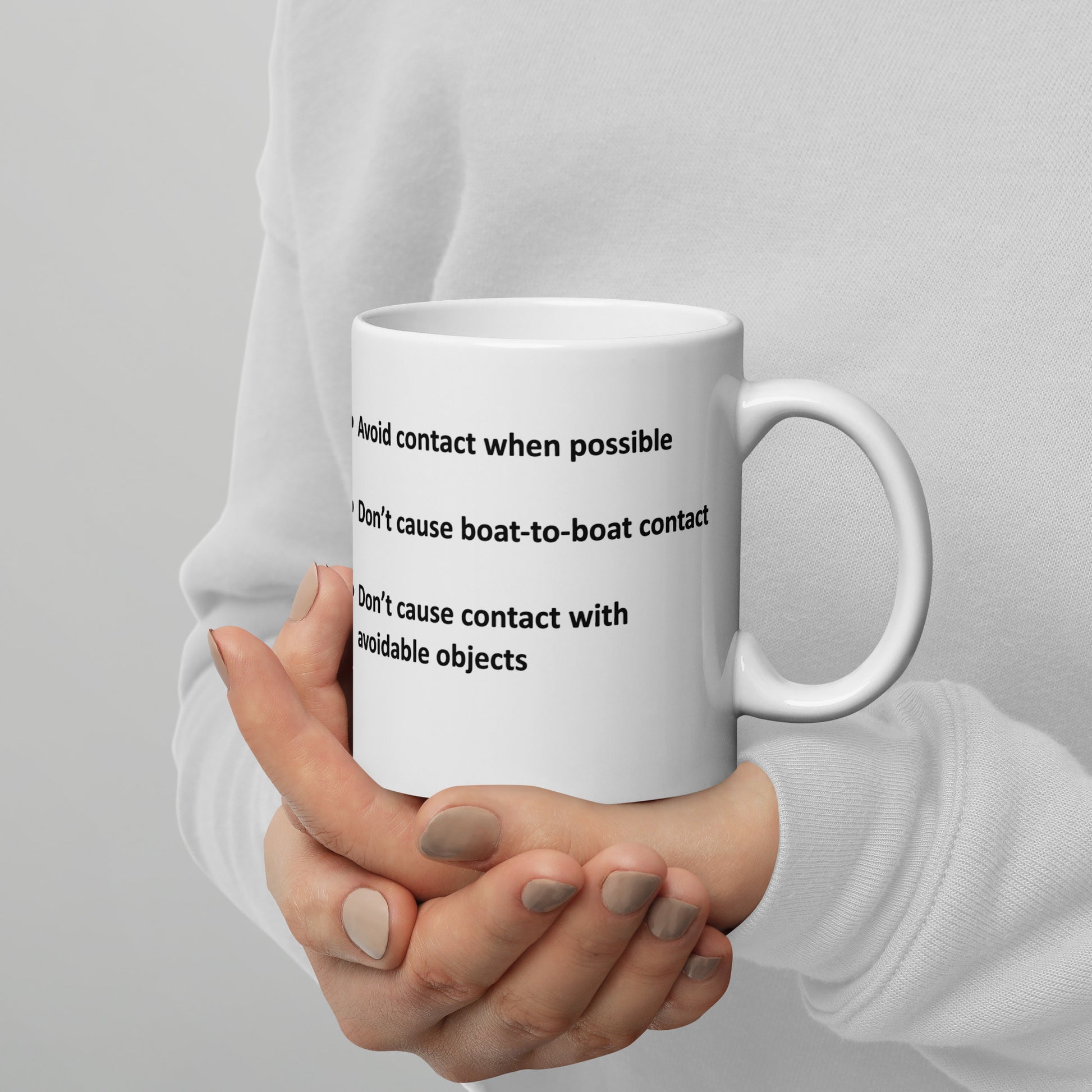Rule 14 - Avoiding Contact Coffee Mug 11oz
