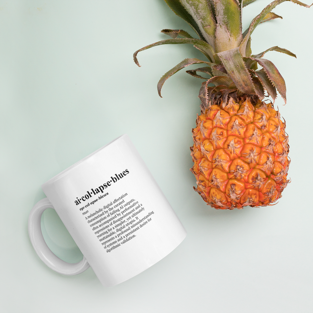 Skibidi code collapse coffee mugs - for the algorithmic ghosting.