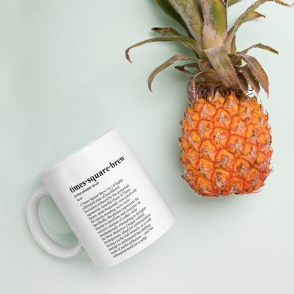 CNN New Year Brew mug, a ceramic coffee mug for a festive start.