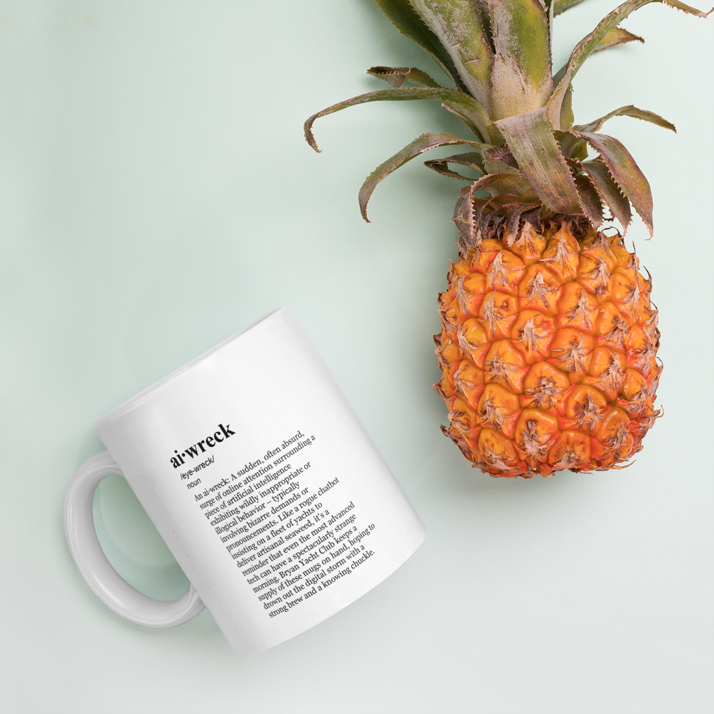 Glossy white ceramic coffee mug – a morning coffee mug.